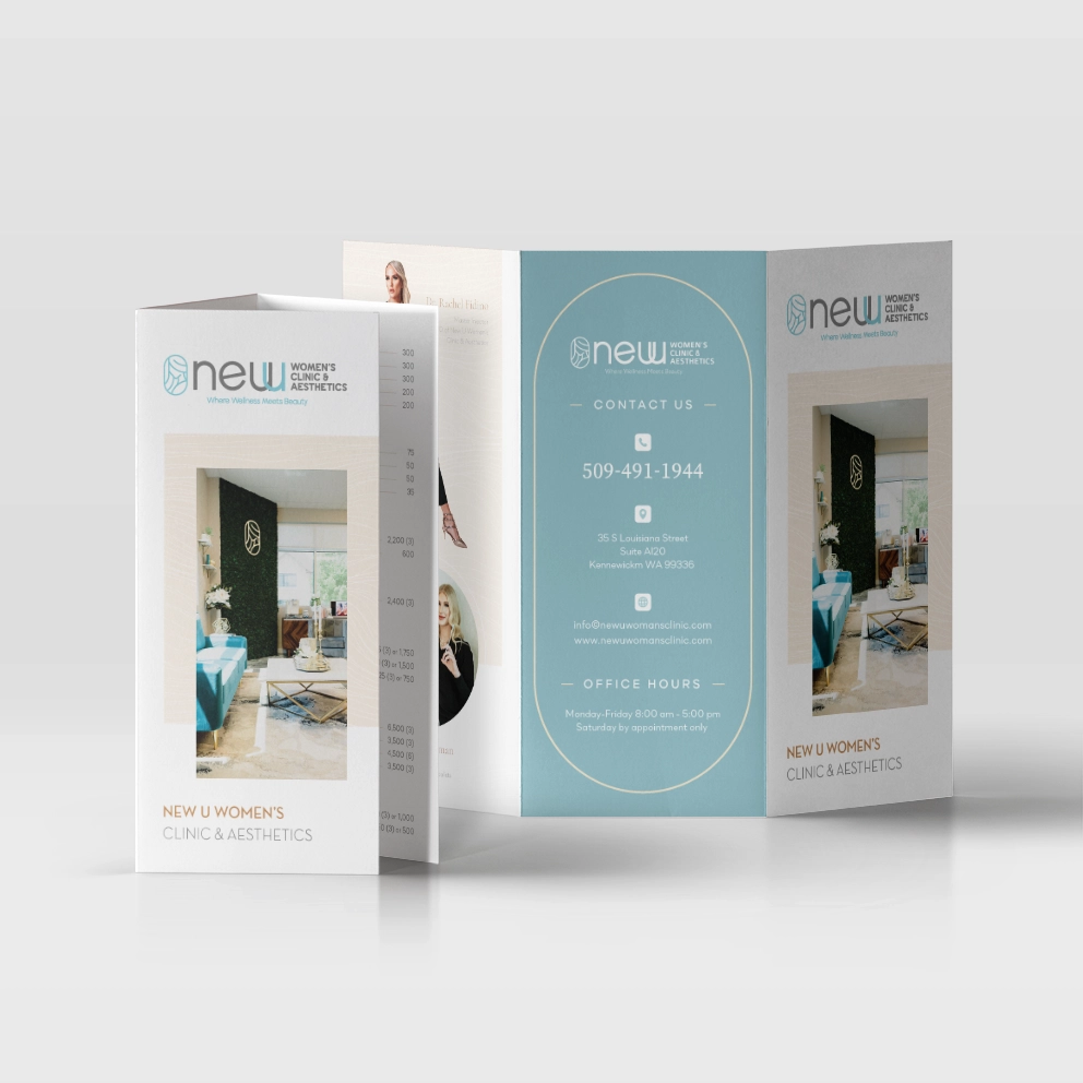 Preview of Spa & Salon trifold brochure - Front